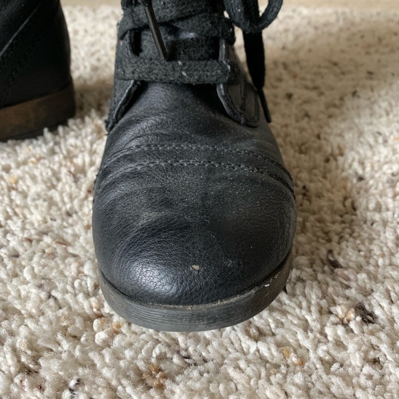 Black Combat Boots - Picture 4 of 8